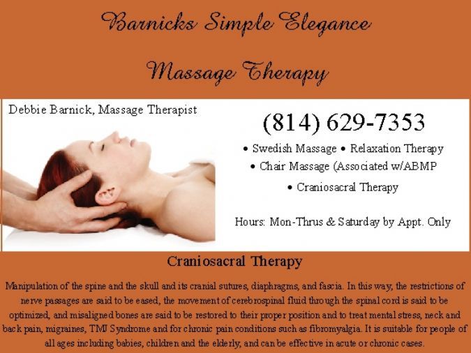 Barnicks Simple Elegance Massage Therapy